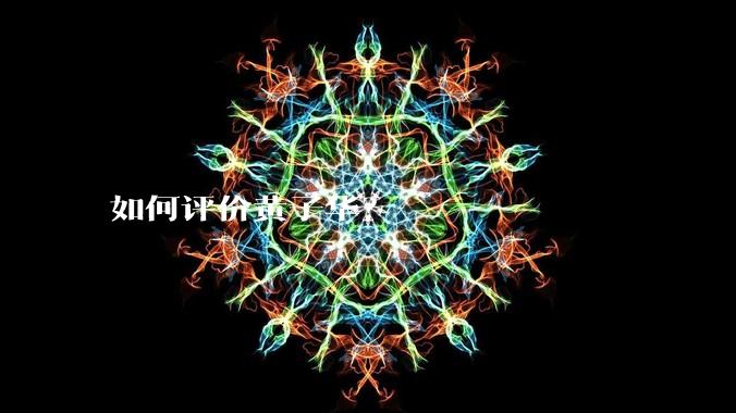 如何评价黄子华？