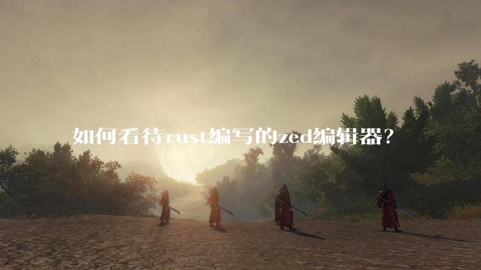 如何看待rust编写的zed编辑器？